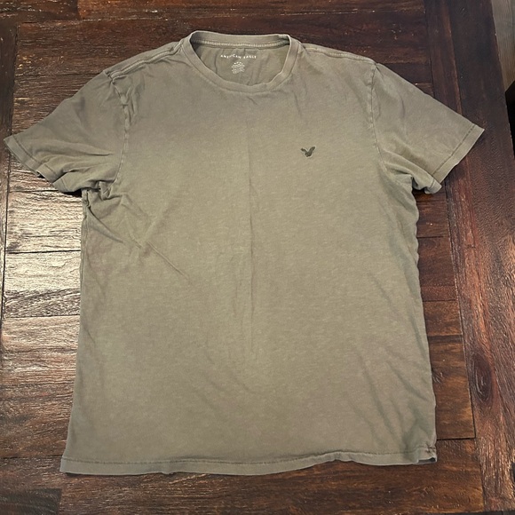American Eagle Outfitters Short Sleeve Tees Bundle - Navy, Gray, Tan, and Olive - Picture 10 of 16